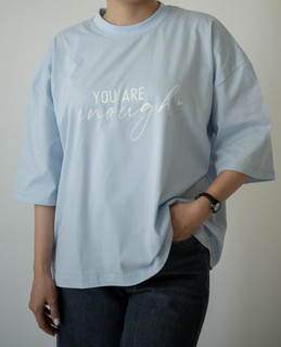 تیشرت باکسی you are enough